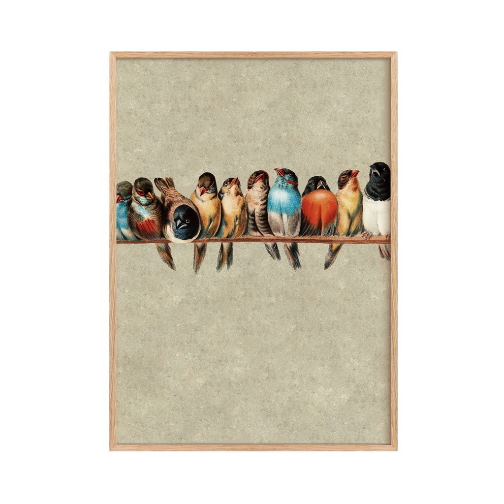 A Perch of Birds No.1