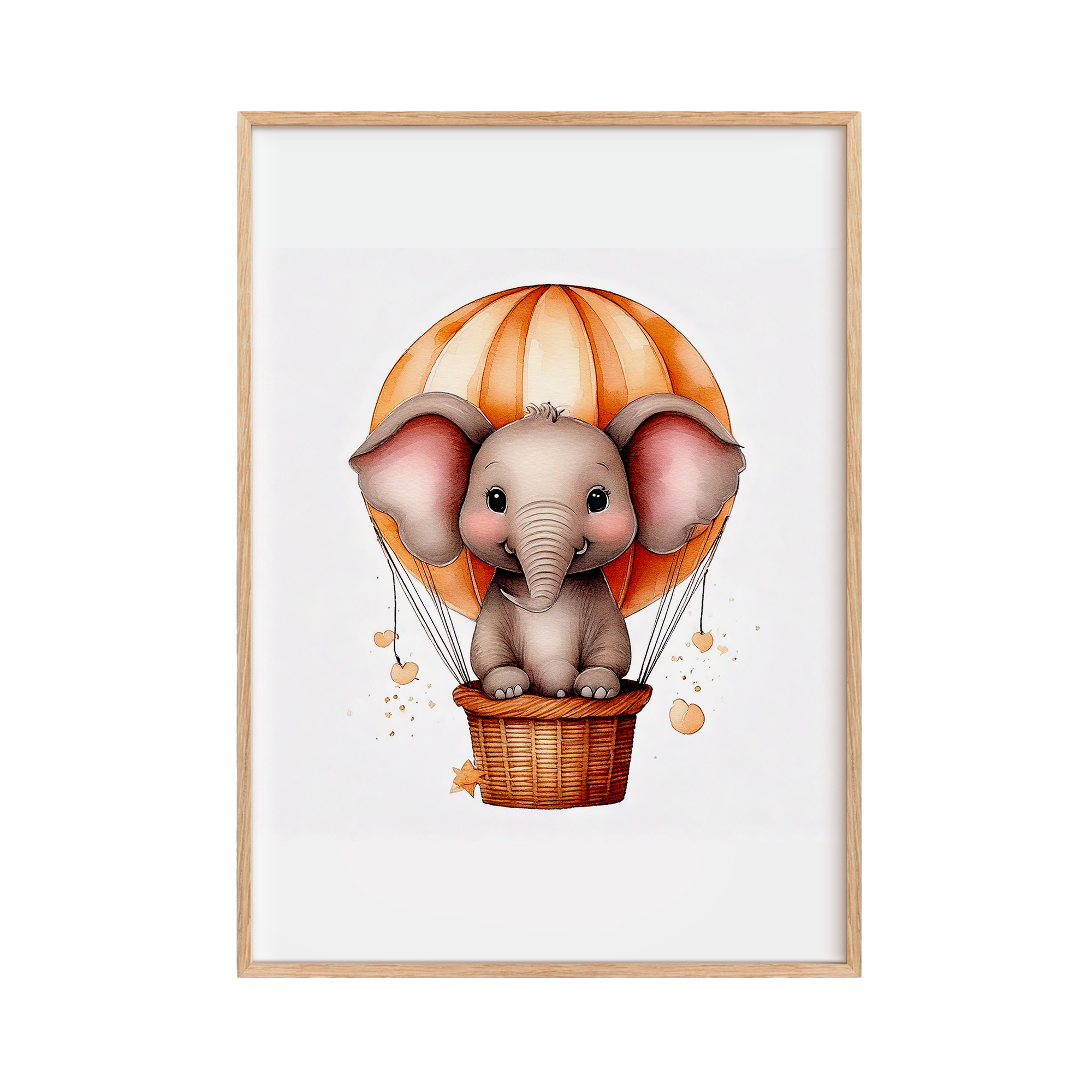 Barntavlor - Elefant i luftballong