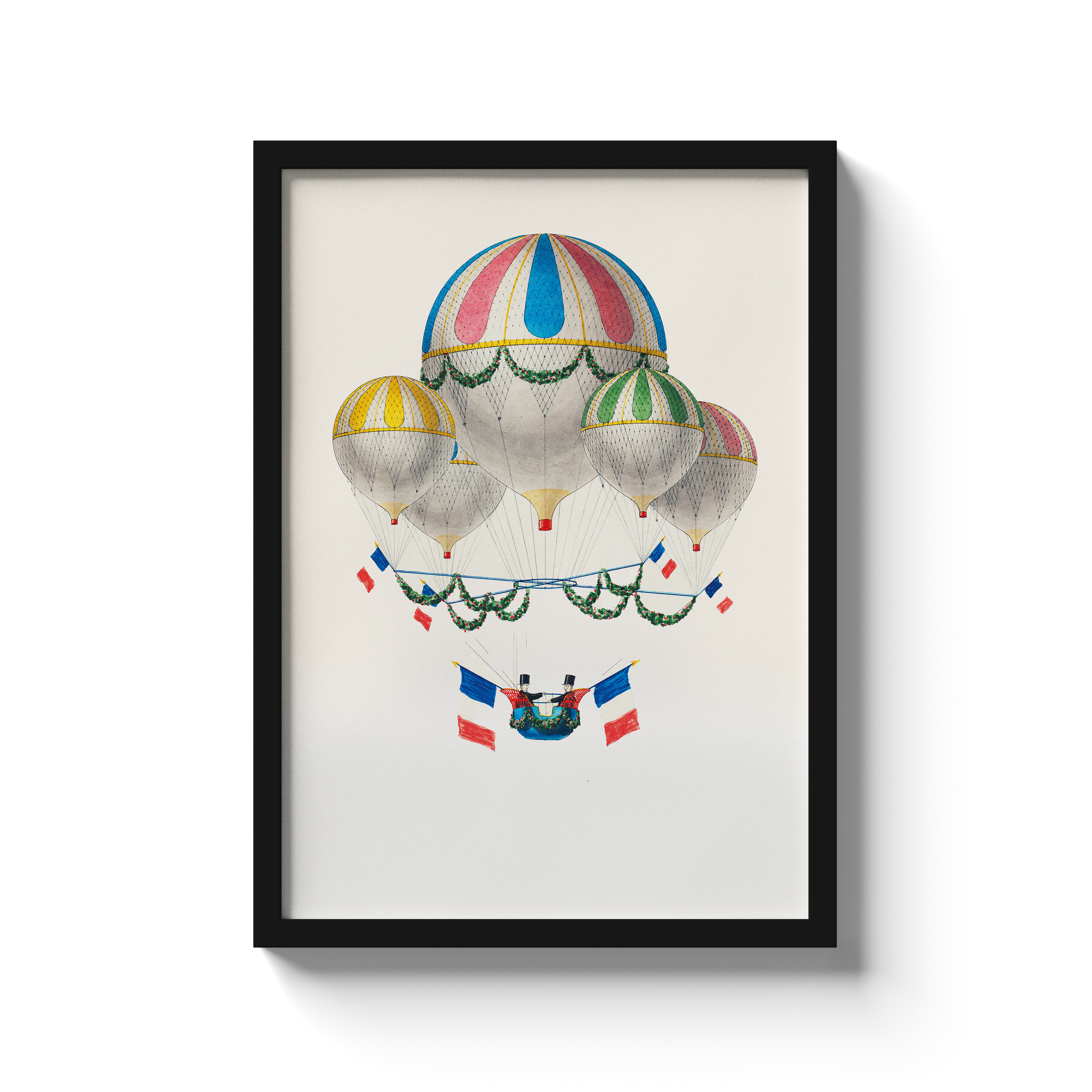 French hot air balloon