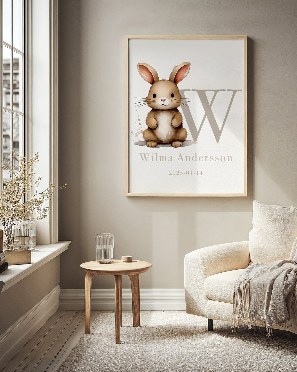 Personliga Barntavlor - Kanin
