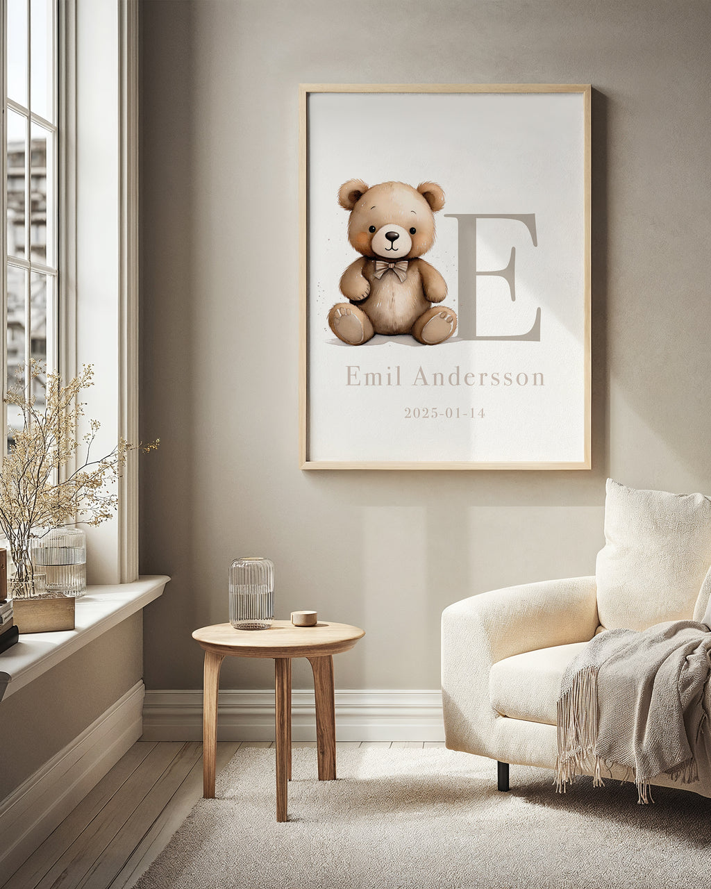 Personliga Barntavlor - Nalle