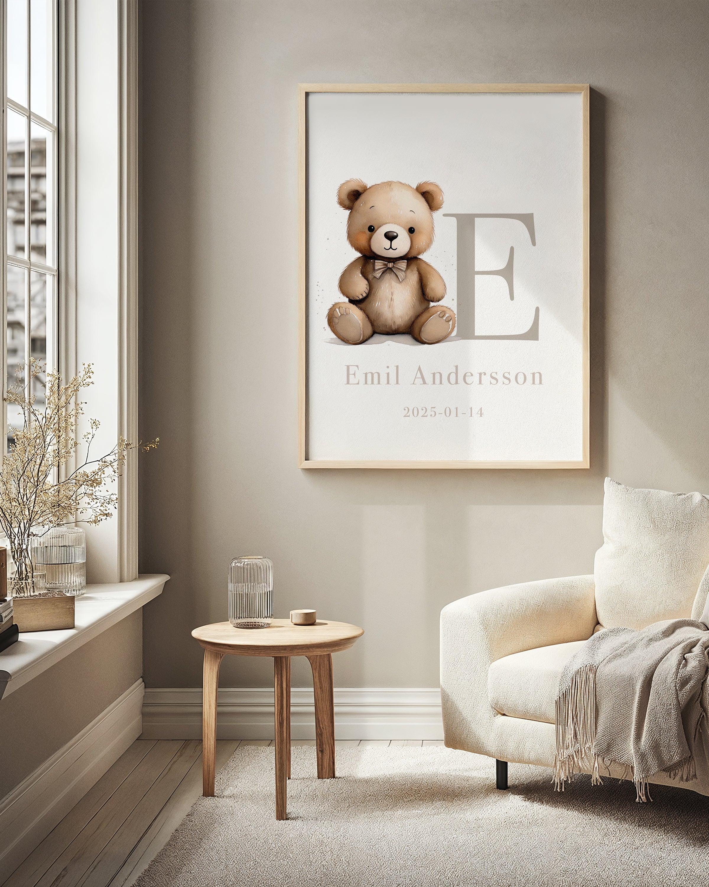 Personliga Barntavlor - Nalle