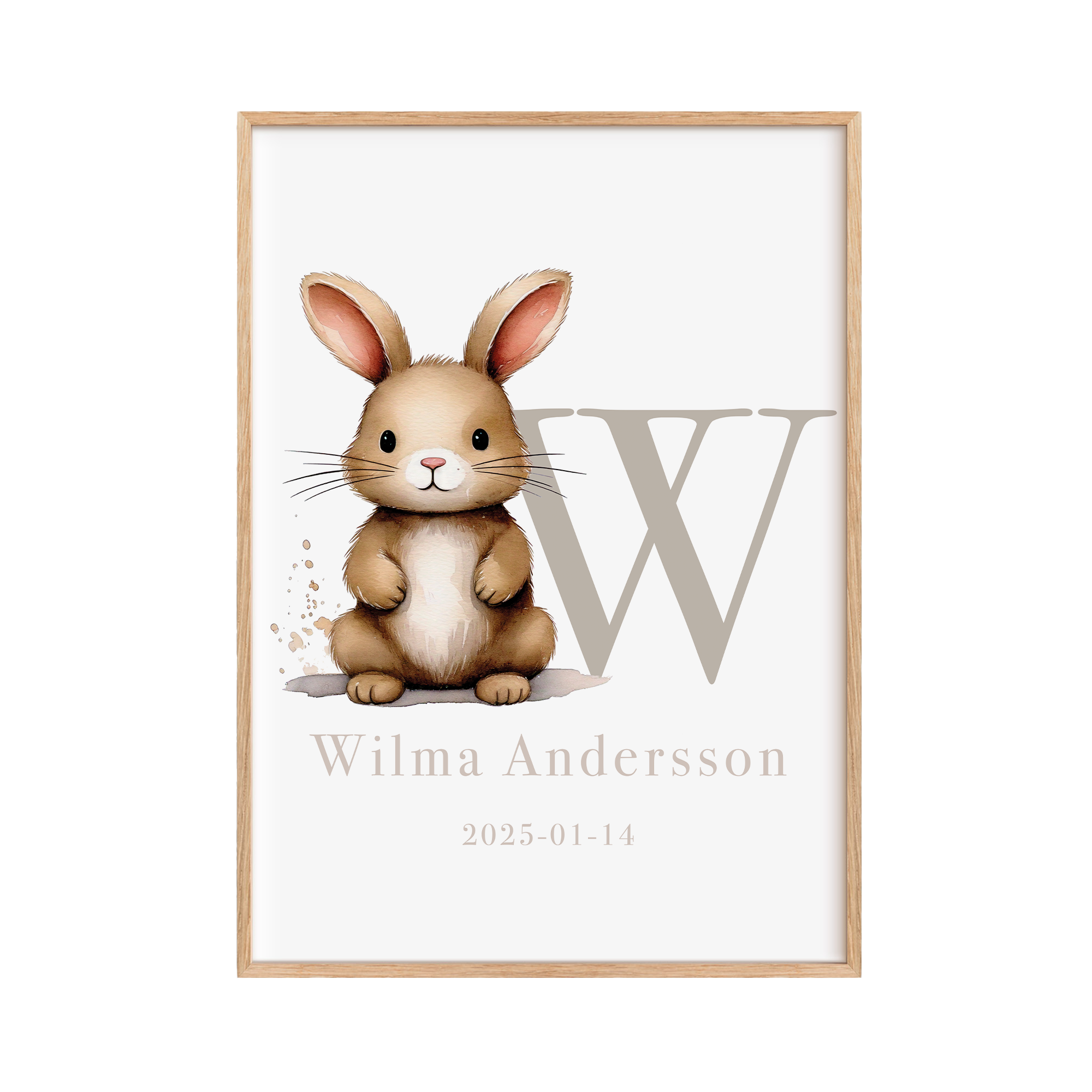 Personliga Barntavlor - Kanin