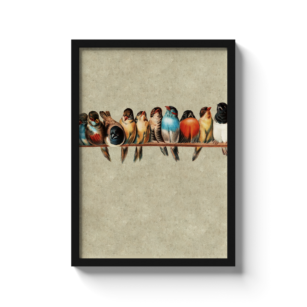 A Perch of Birds No.1