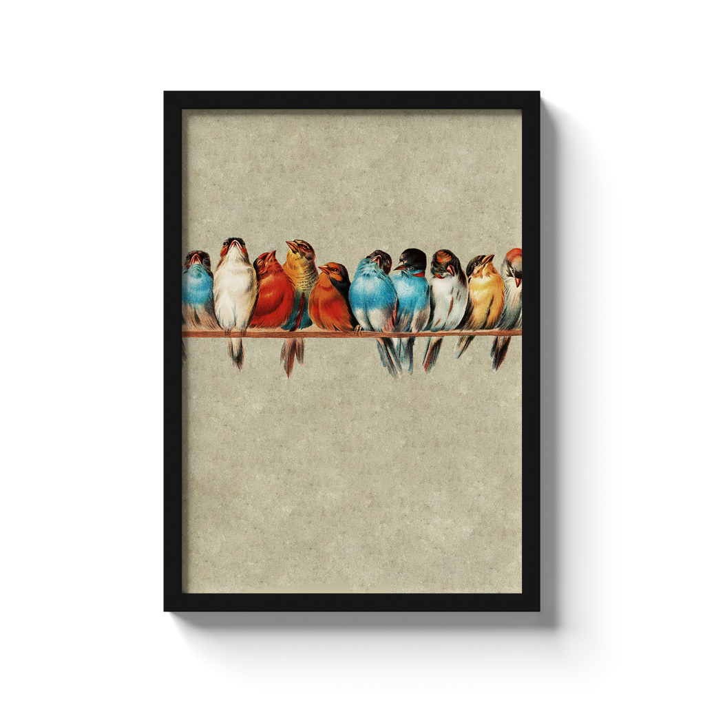 A Perch of Birds No.2