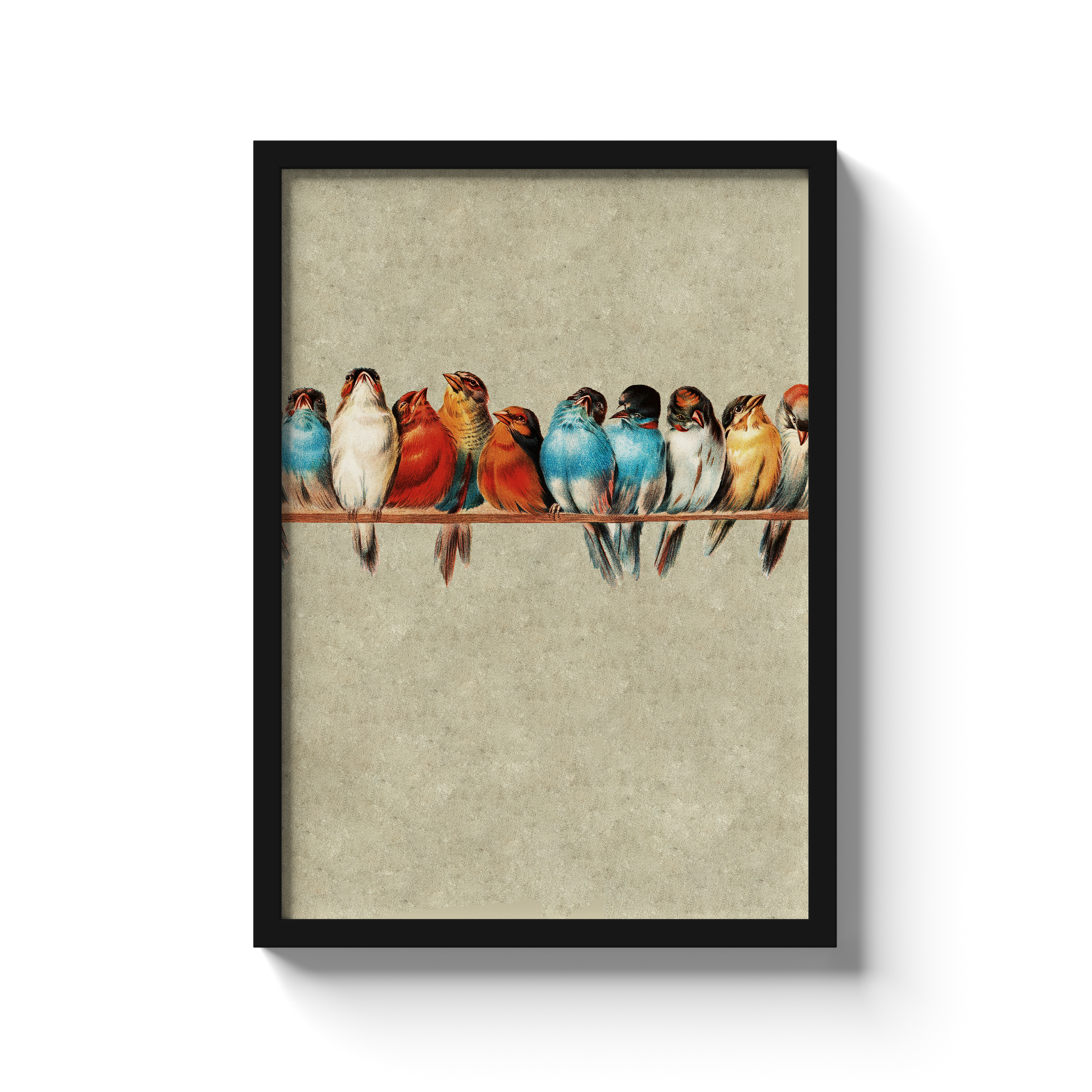 A Perch of Birds No.2