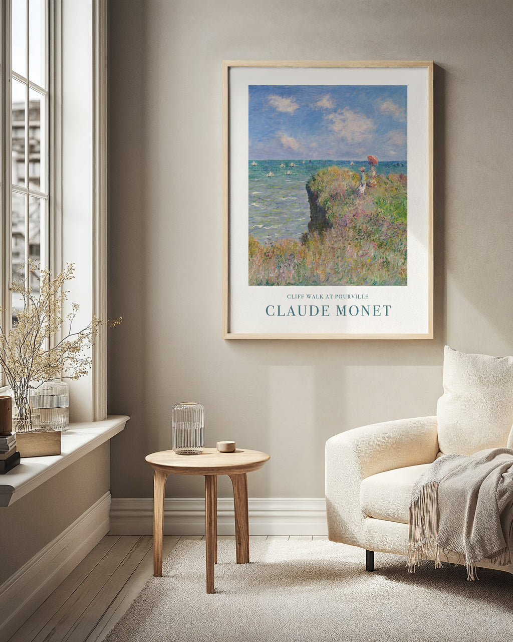 Claude Monet - Cliff Walk at Pourville