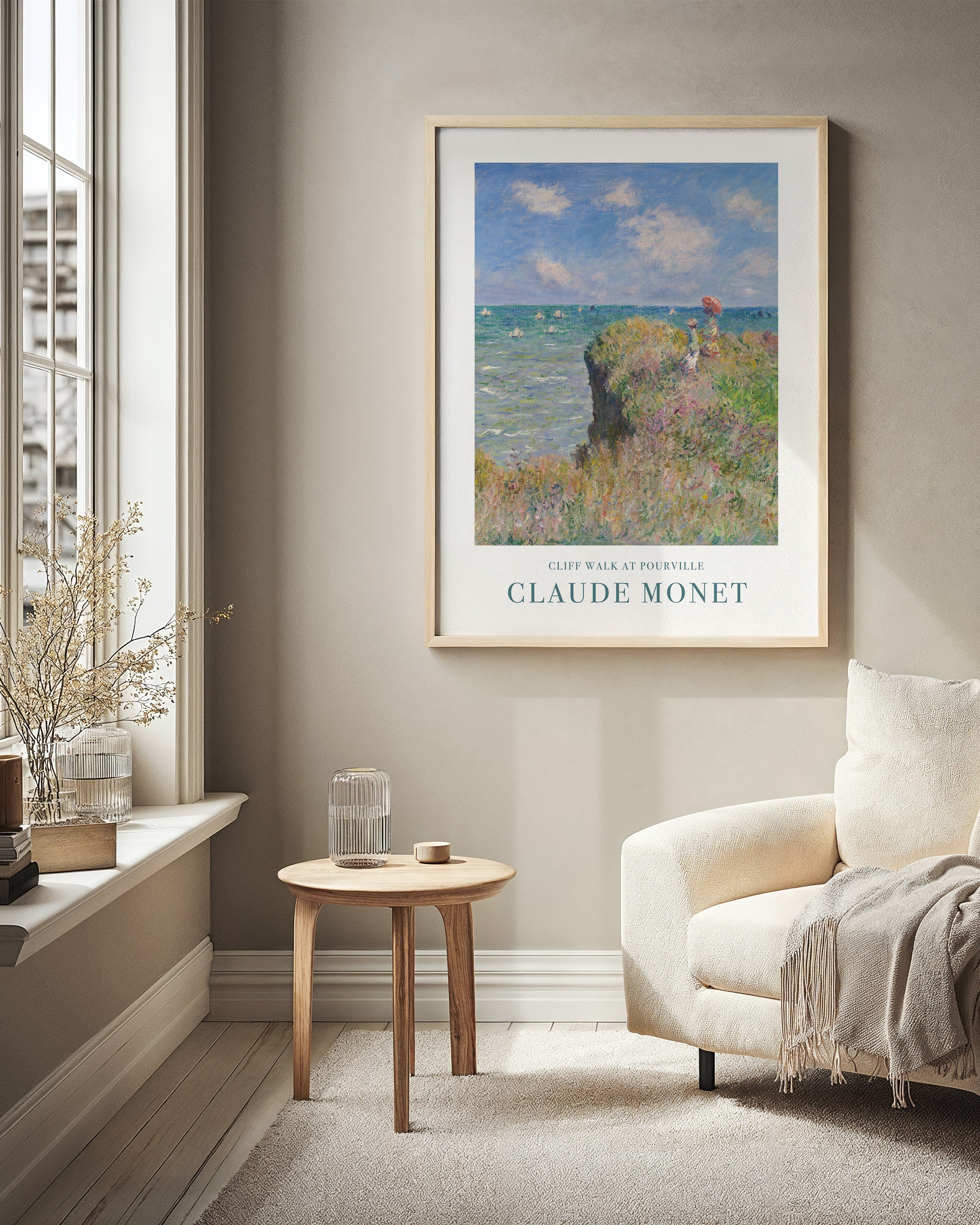 Claude Monet - Cliff Walk at Pourville