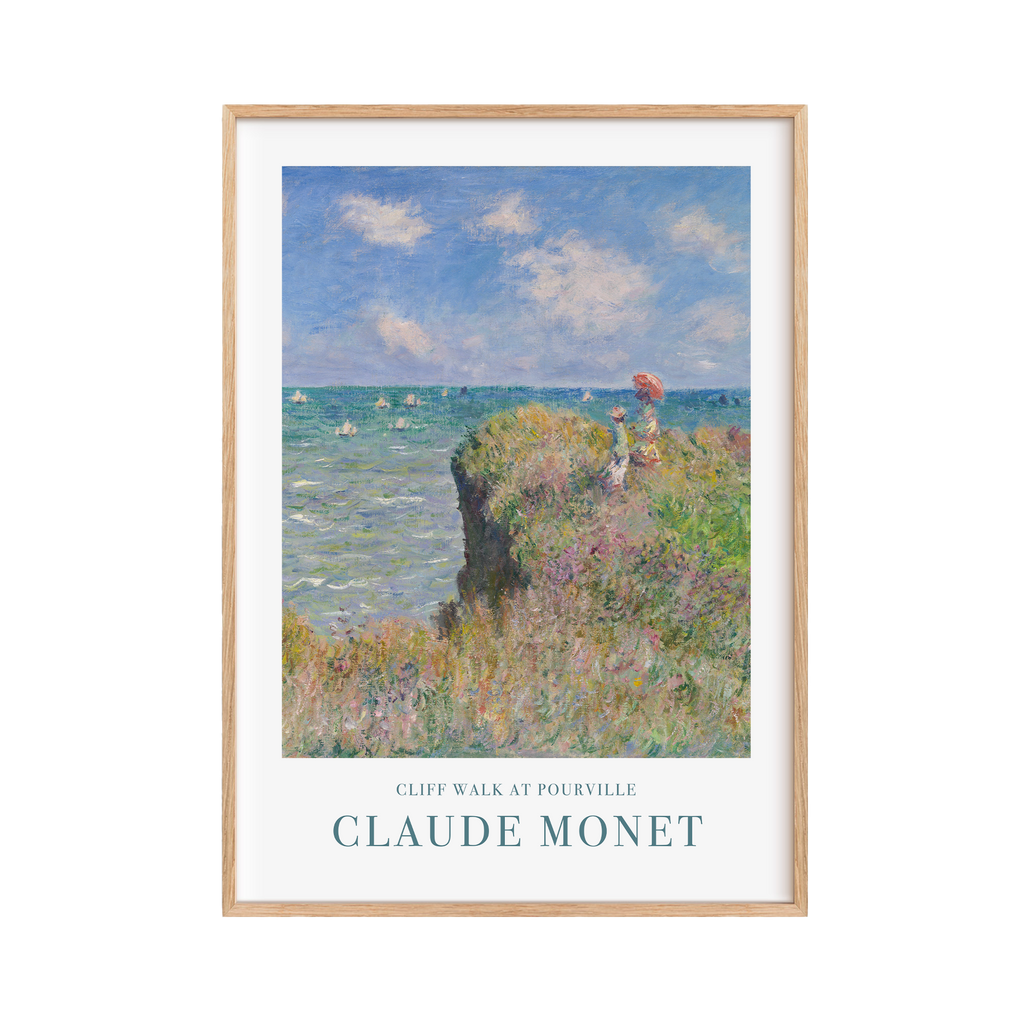Claude Monet - Cliff Walk at Pourville