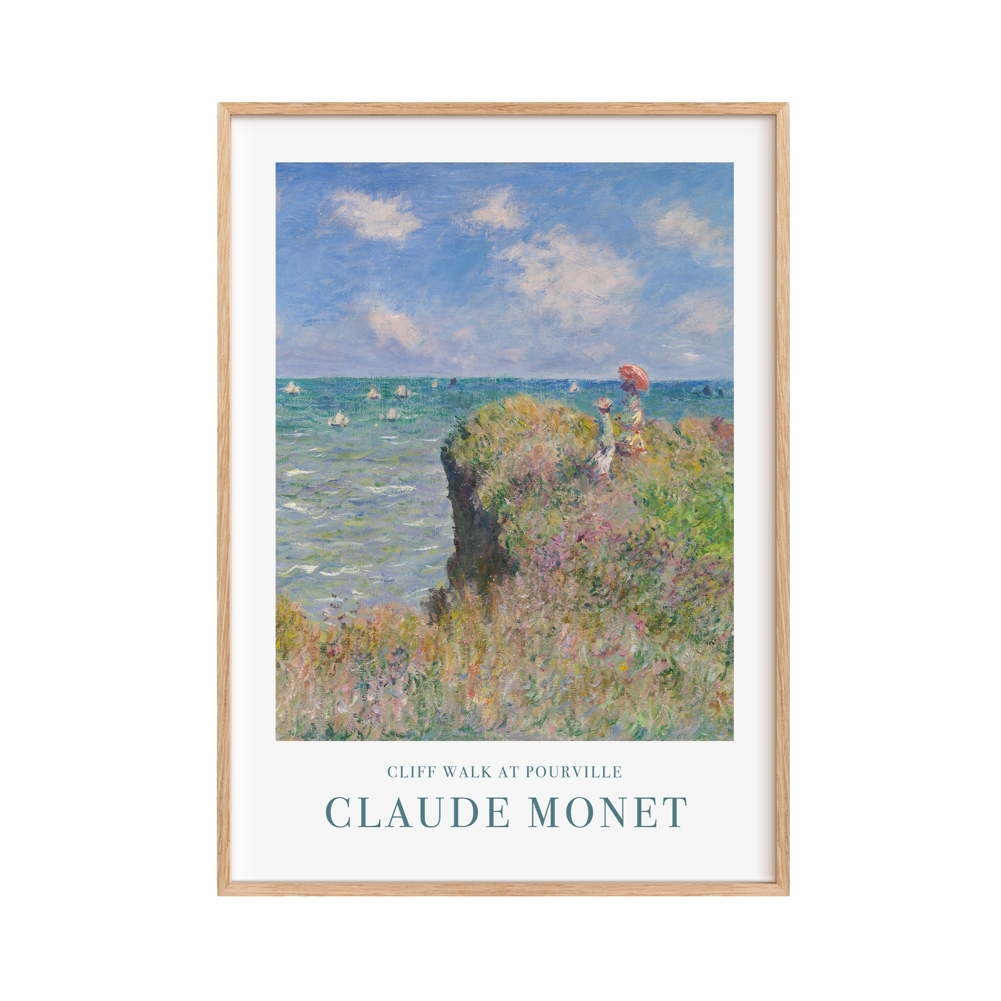 Claude Monet - Cliff Walk at Pourville