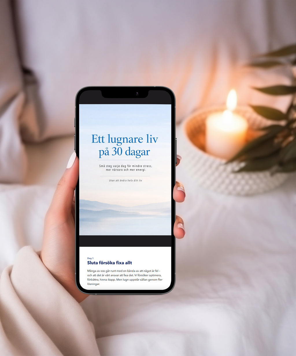 Ett lugnare liv på 30 dagar