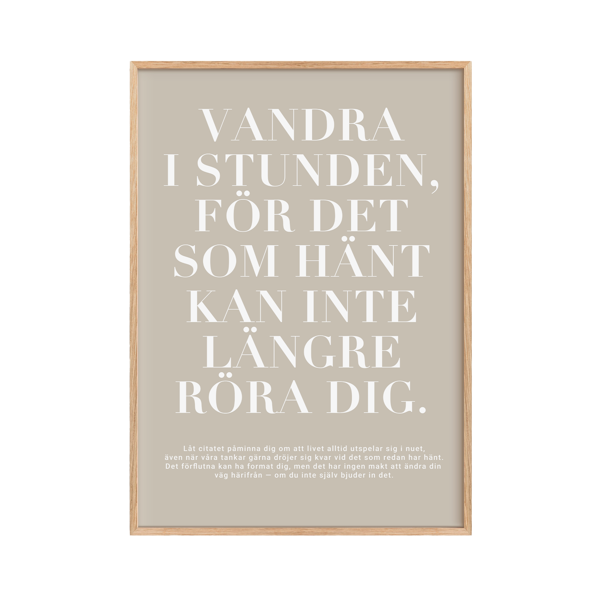 Vandra i stunden Beige